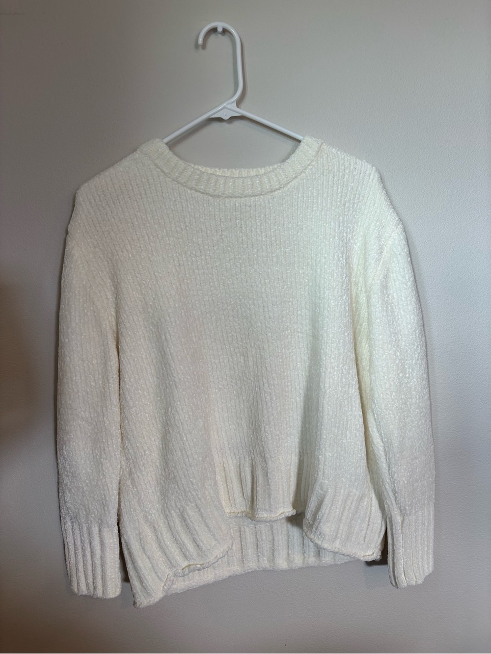 Christian Siriano Cream Crewneck Sweater